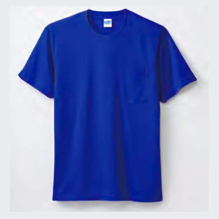 爽cool 5.0oz 半袖Tシャツ吸汗速乾 50123 SS~3Lサイズ ロイヤルブルー