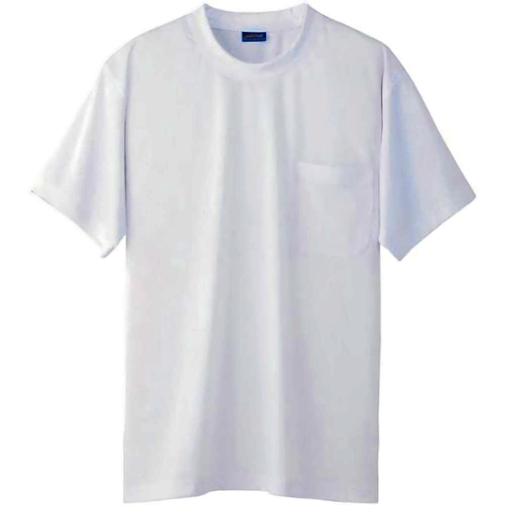DRY+D 4.4oz 半袖Tシャツ(胸ポケット有り) 50381 S~3Lサ... ホワイト